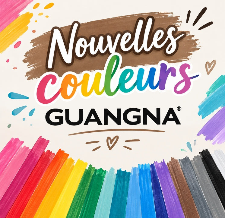 Nouvelles couleurs – Feutres acryliques GUANGNA