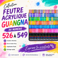 Feutre acrylique GUANGNA à l'unité  – Numéros 526 à 549