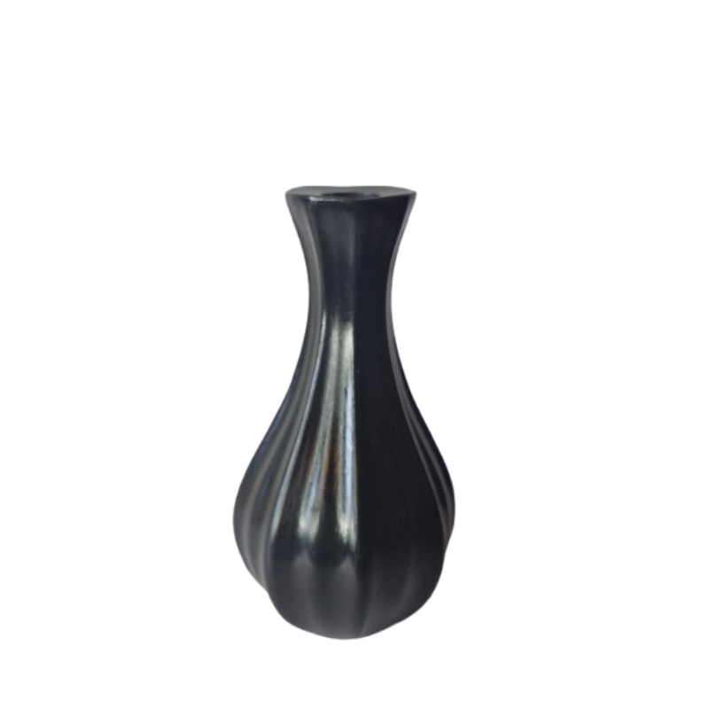 Vase noir / blanc en raysin – Idée décoration pour la maison