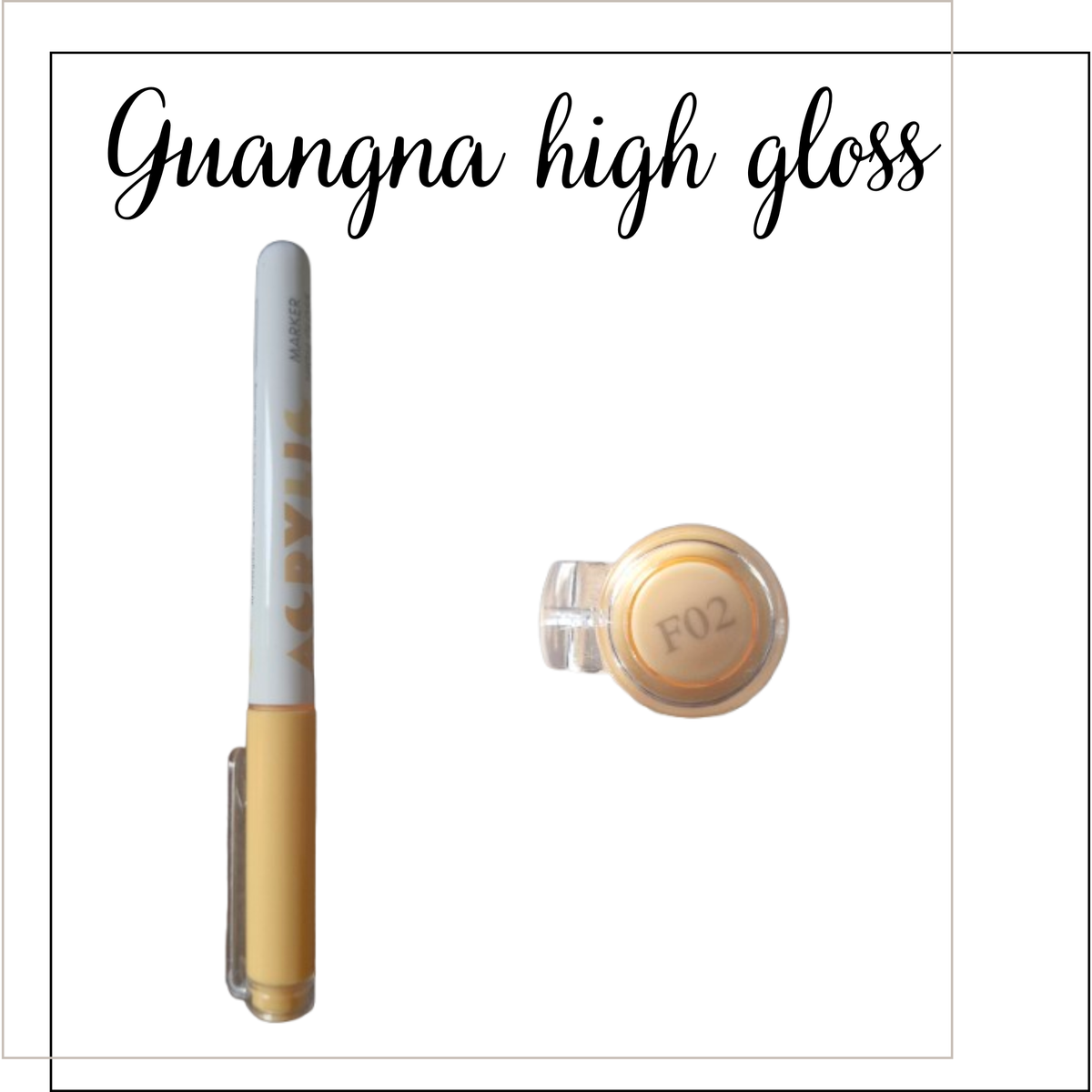 Feutre Marqueur Guangna High Gloss à l'unité - Référence F