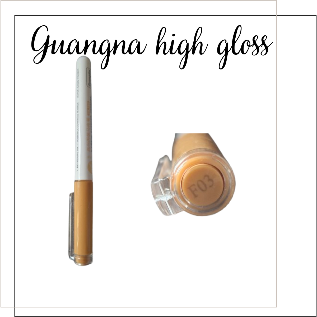 Feutre Marqueur Guangna High Gloss à l'unité - Référence F