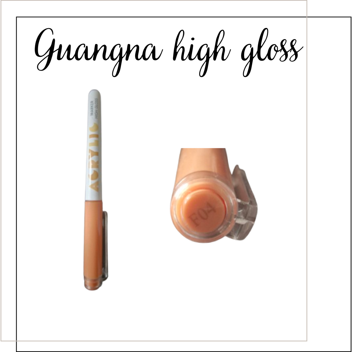Feutre Marqueur Guangna High Gloss à l'unité - Référence F