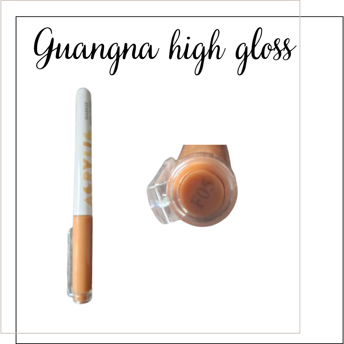 Feutre Marqueur Guangna High Gloss à l'unité - Référence F