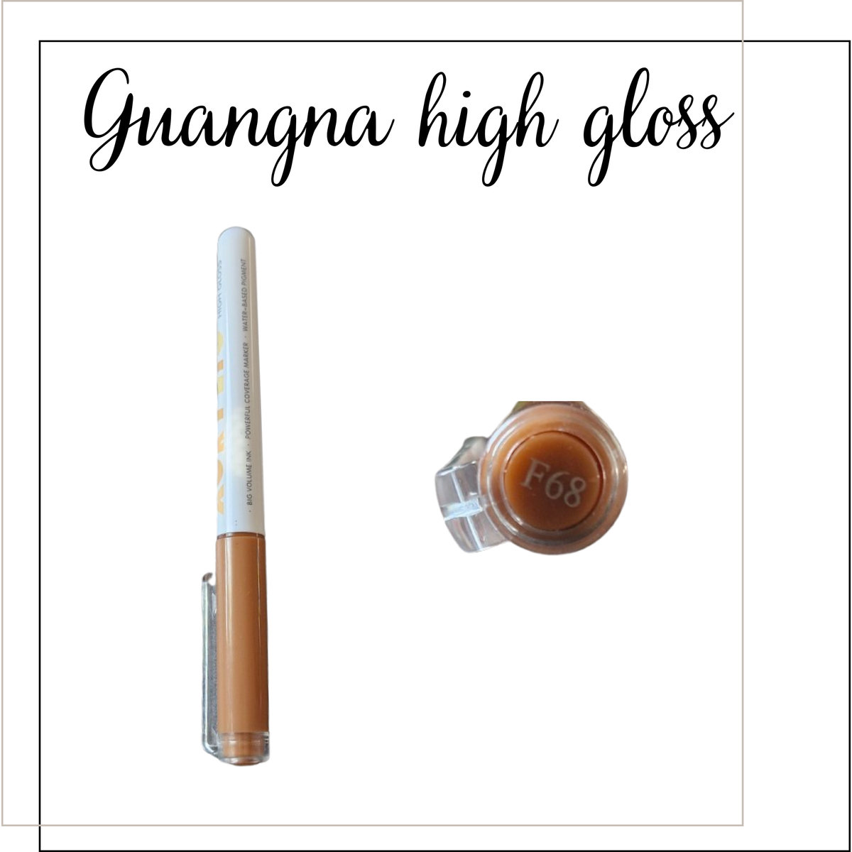 Feutre Marqueur Guangna High Gloss à l'unité - Référence F