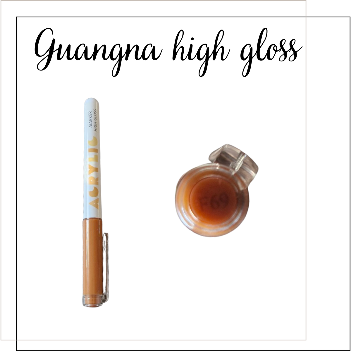 Feutre Marqueur Guangna High Gloss à l'unité - Référence F