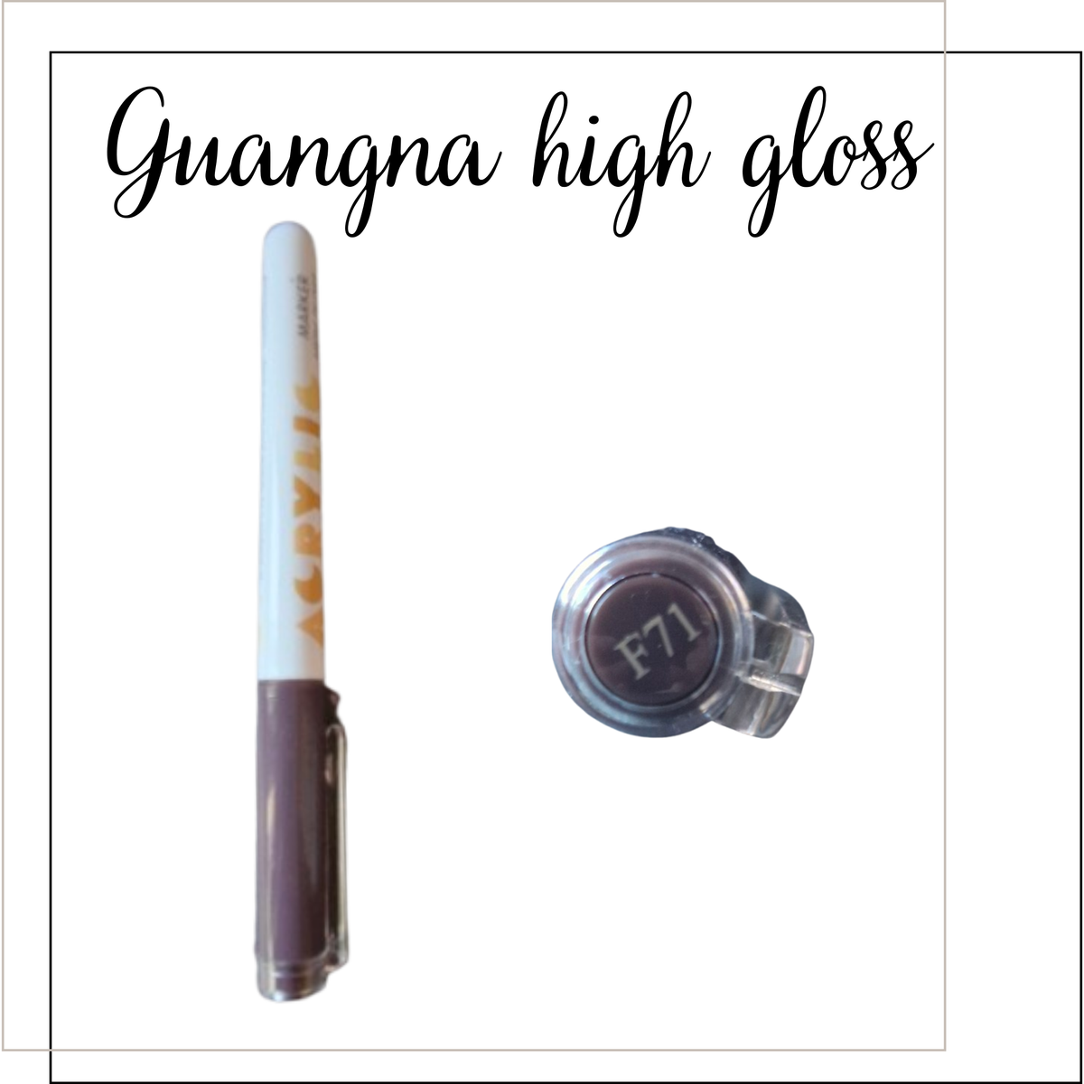 Feutre Marqueur Guangna High Gloss à l'unité - Référence F
