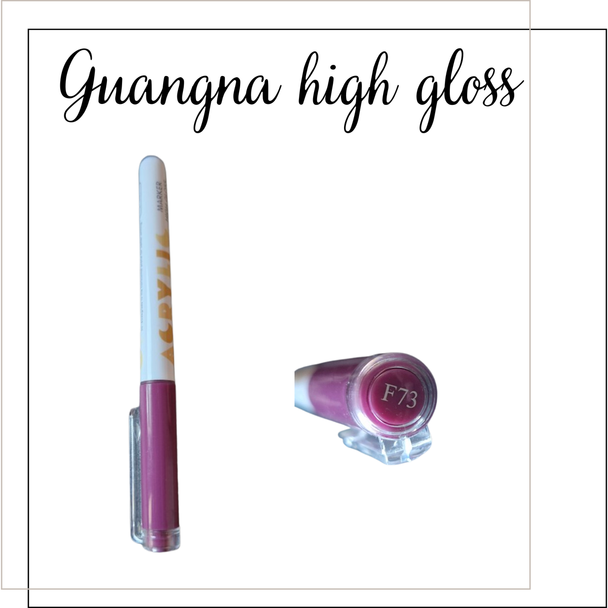 Feutre Marqueur Guangna High Gloss à l'unité - Référence F
