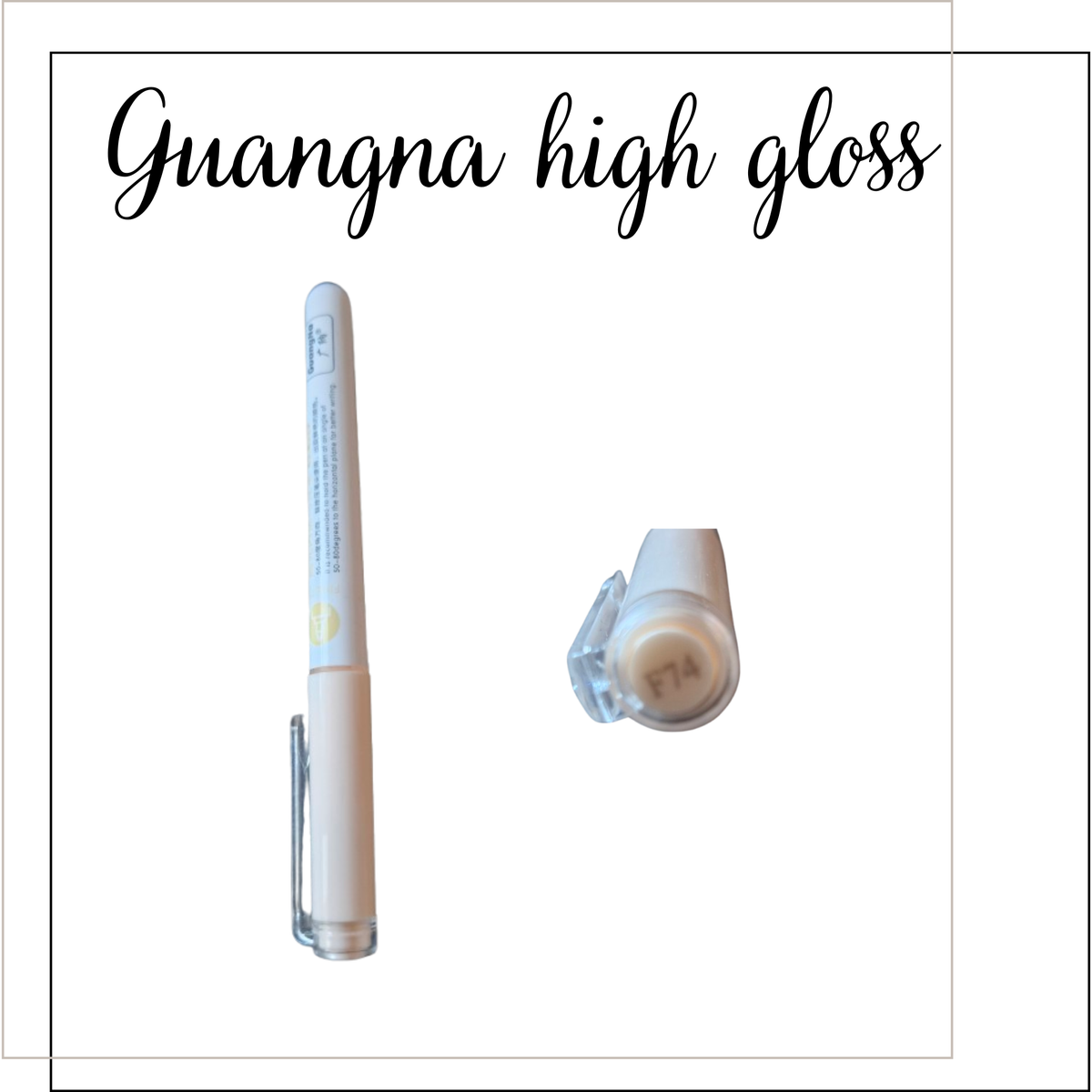 Feutre Marqueur Guangna High Gloss à l'unité - Référence F