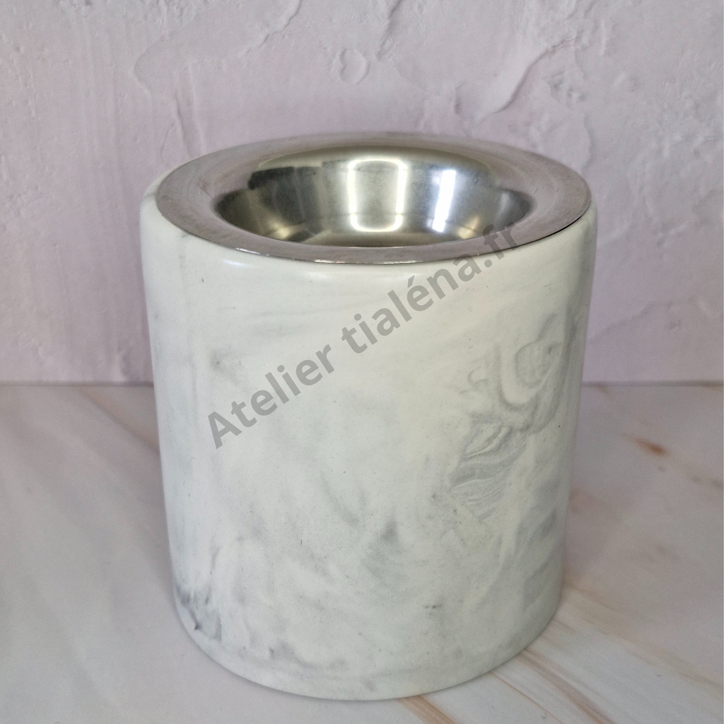 🔥 Brûleur pour fondants parfumés – Forme ronde fait main