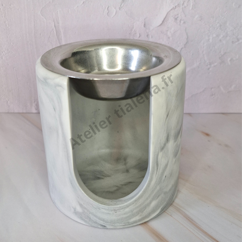 🔥 Brûleur pour fondants parfumés – Forme ronde fait main