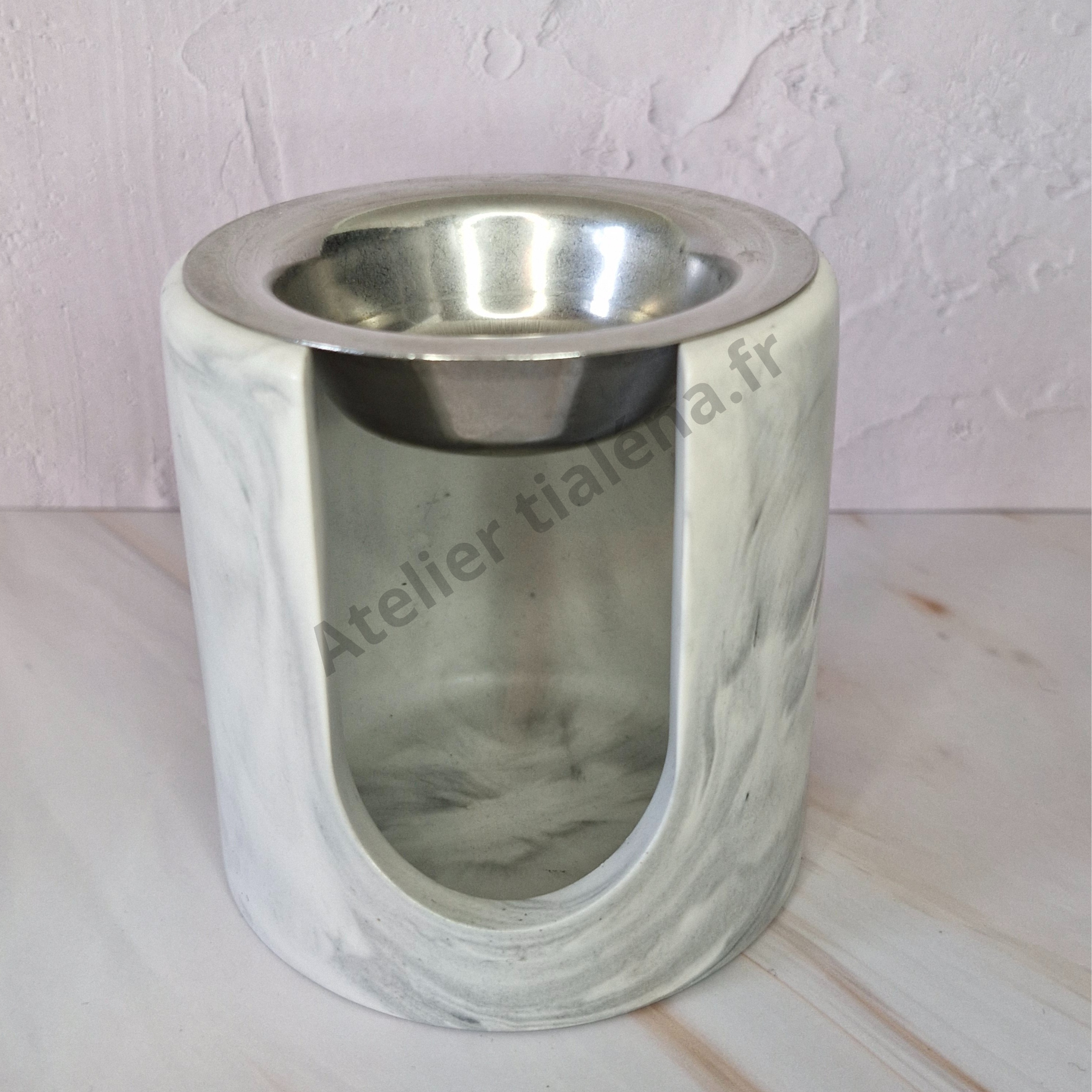 🔥 Brûleur pour fondants parfumés – Forme ronde fait main