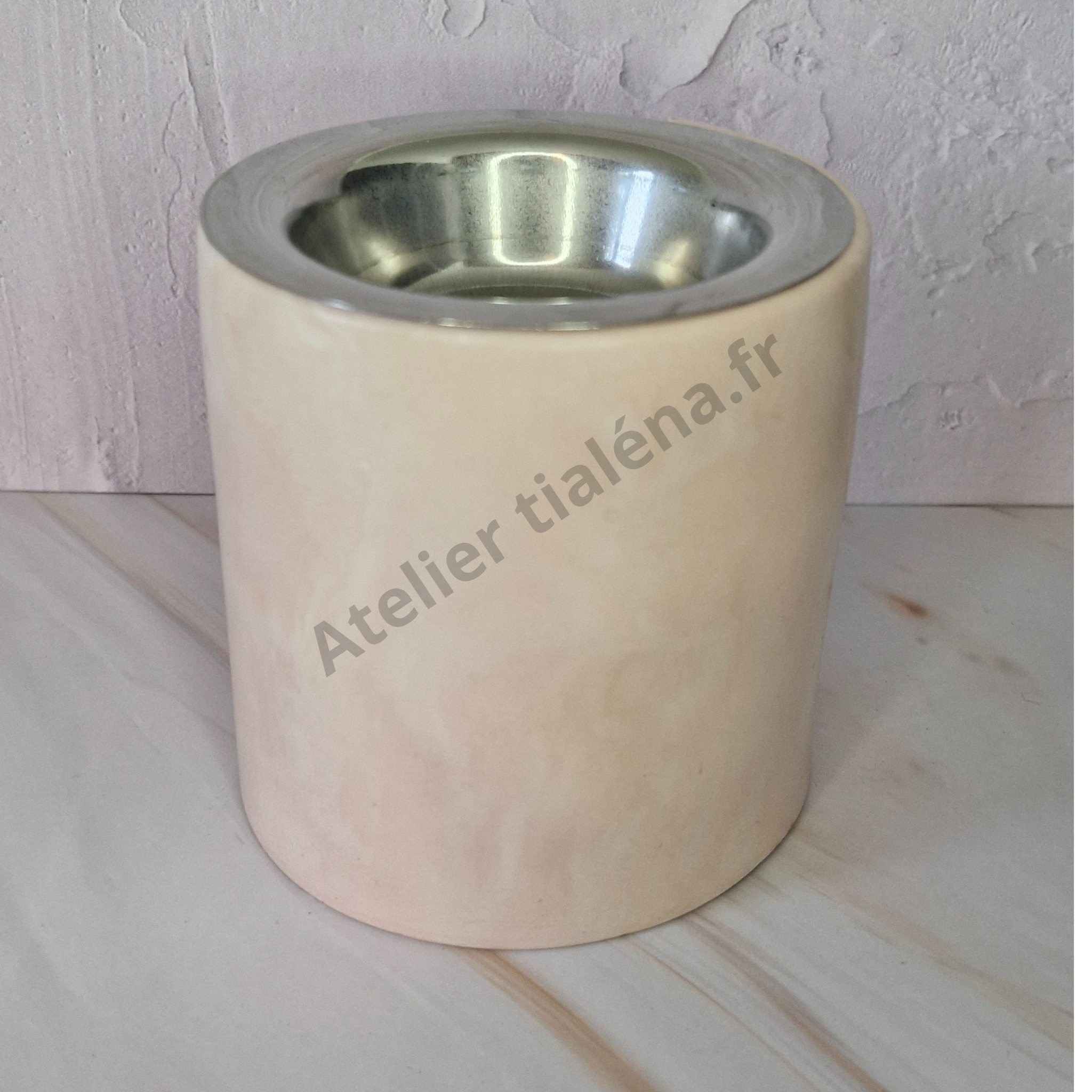 🔥 Brûleur pour fondants parfumés – Forme ronde fait main