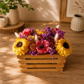 Bouquet de fondants Tournesol & Coquelicot – Fleur de Coton