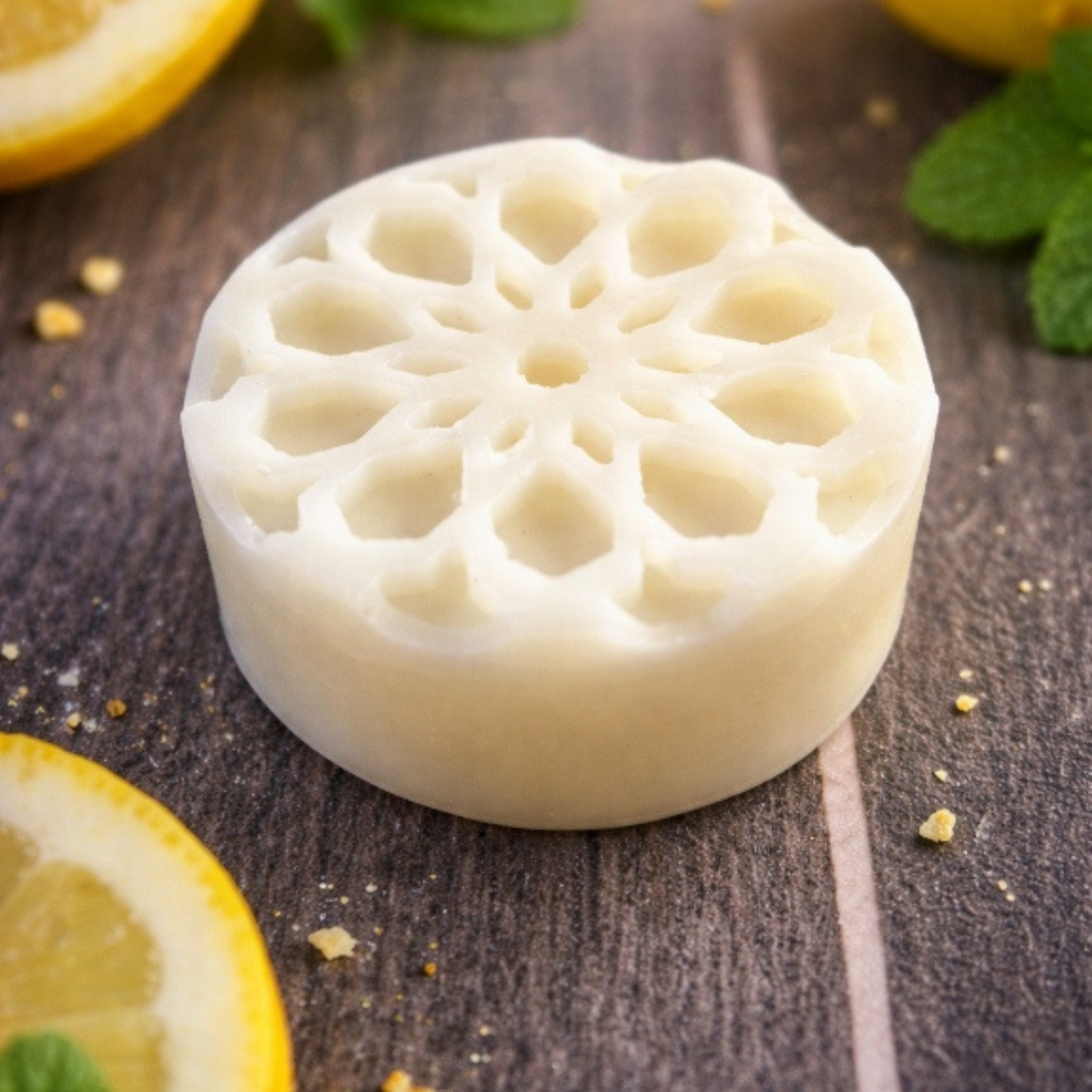 Fondant parfumé Citron Meringué – Cire de coco - Parfum de Grasse