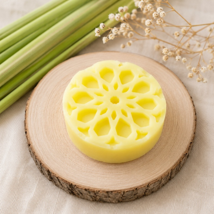 Fondant Parfumé Citronnelle – Cire de Coco