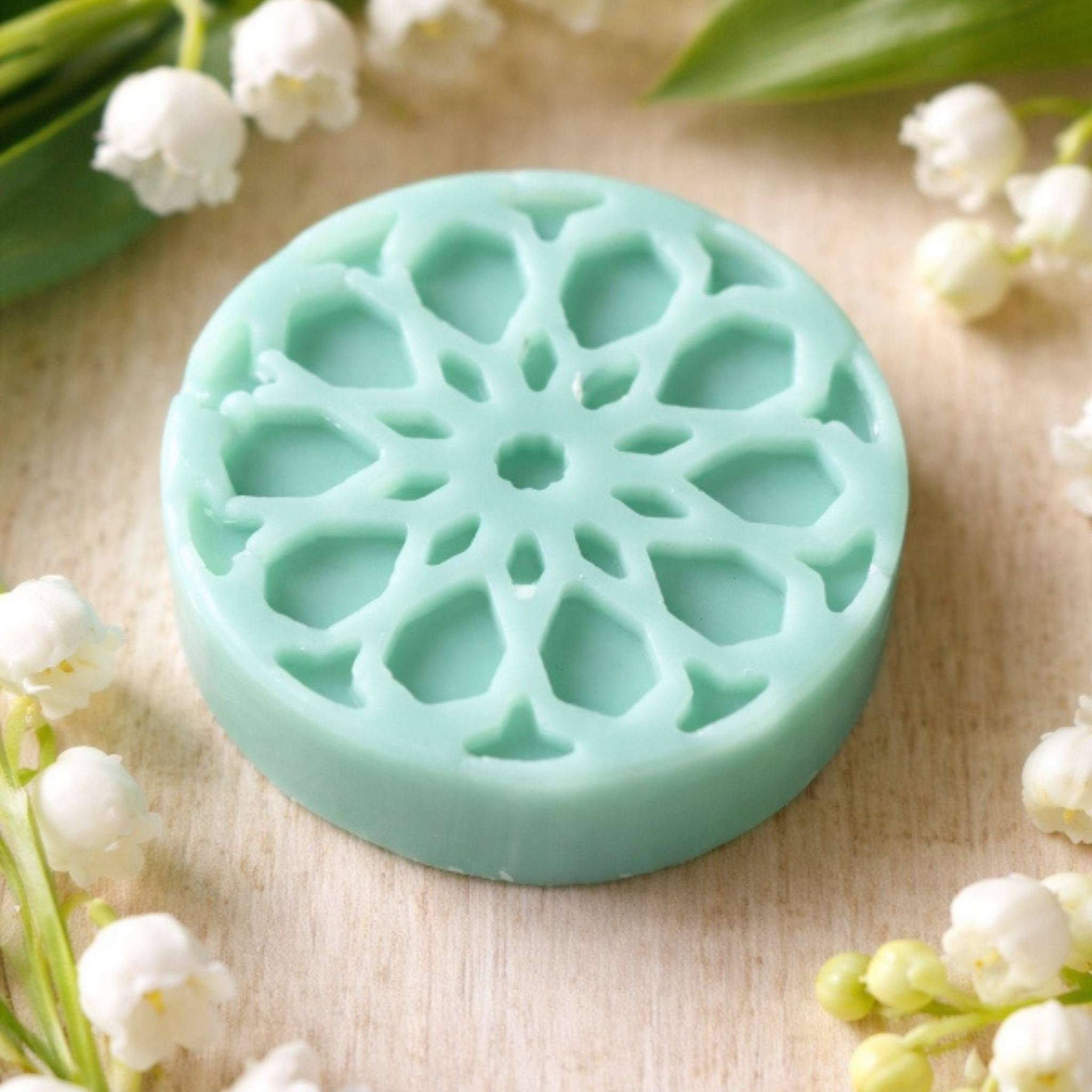 🕯️ Fondant parfumé muguet – Cire de coco - Parfum de Grasse