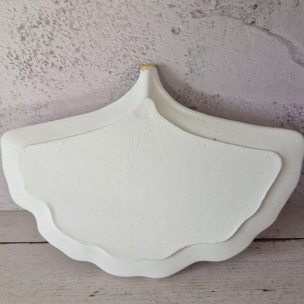 🍃 Plateau décoratif en raysin fait main – Forme feuille élégante