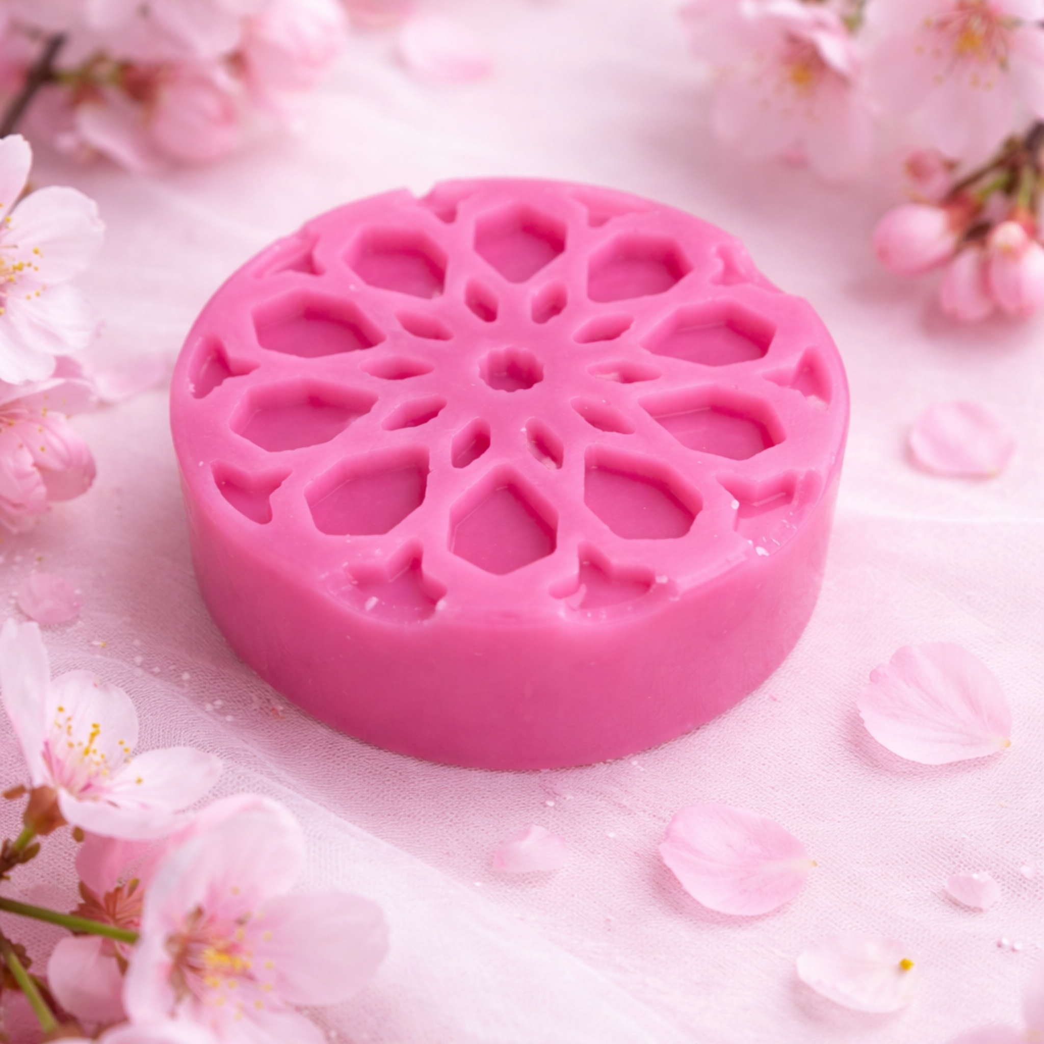 Fondant parfumé fleurs de cerisiers – Cire de coco - Parfum de Grasse